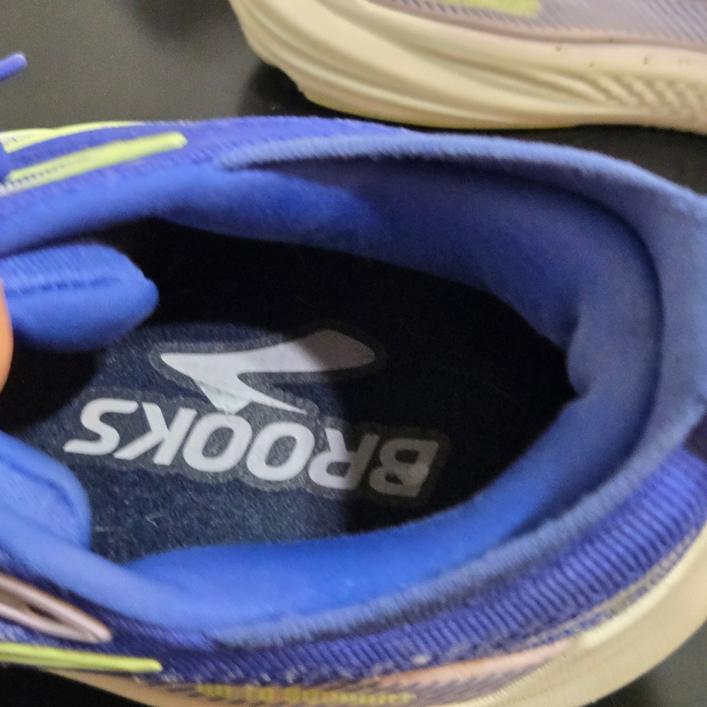 Brooks Glycerin GTS 22 Running Shoes Womens 8.5B Blue Lime Sneakers 1204351B440 - Picture 5 of 12